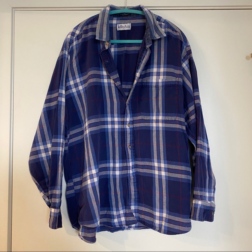 Blue flannel, Size Extra Large